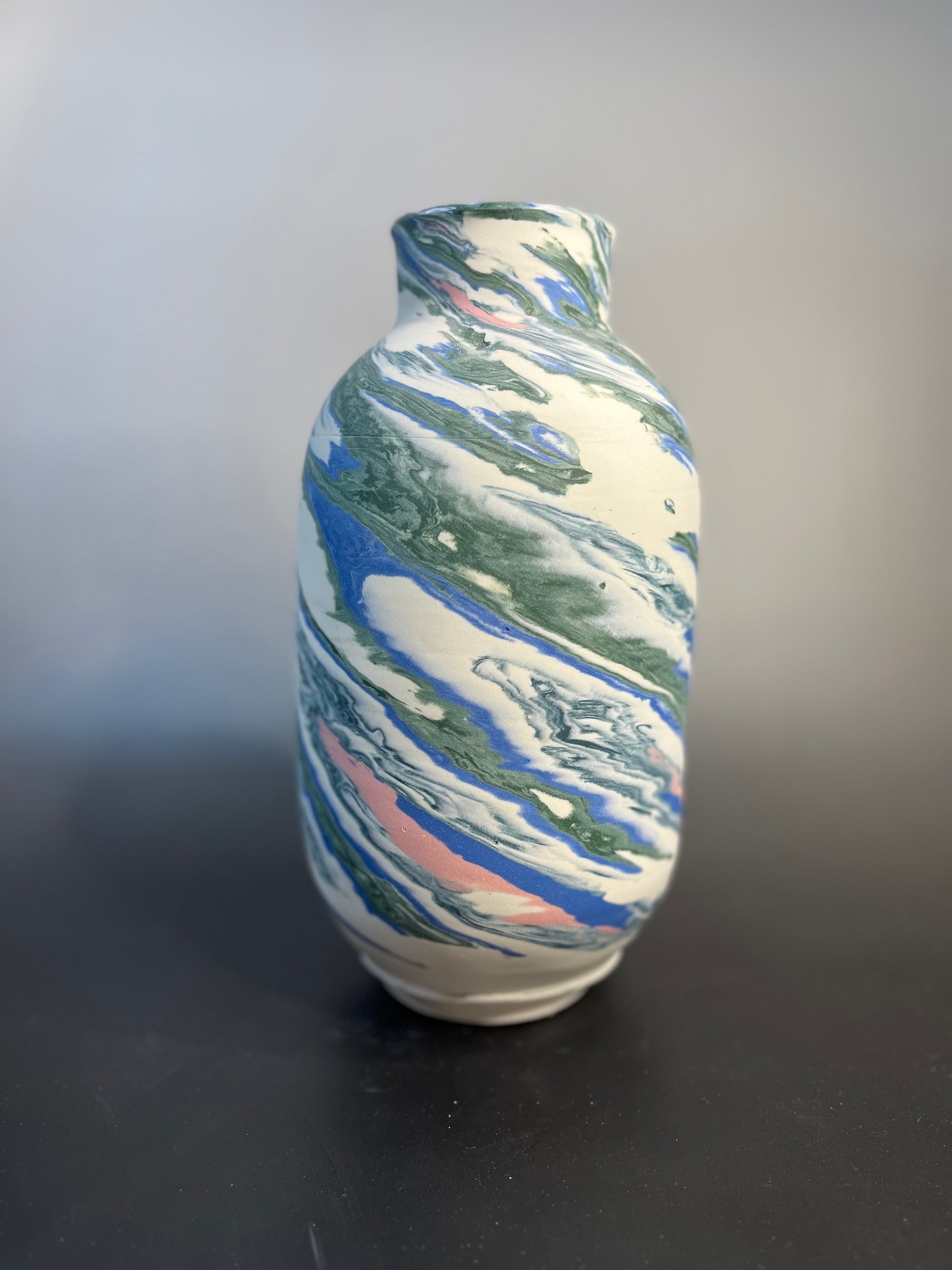 Large pill shaped vase